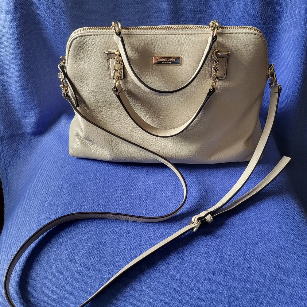 Kate Spade Cream Satchel Bag